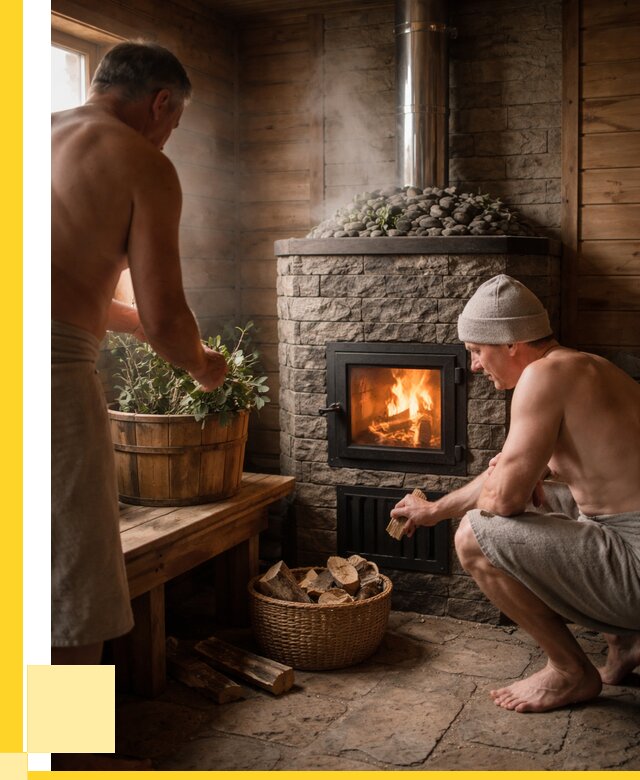 Банные печи под ключ в Шебекине от 45815 р. | ЭриданШбк кирпичная