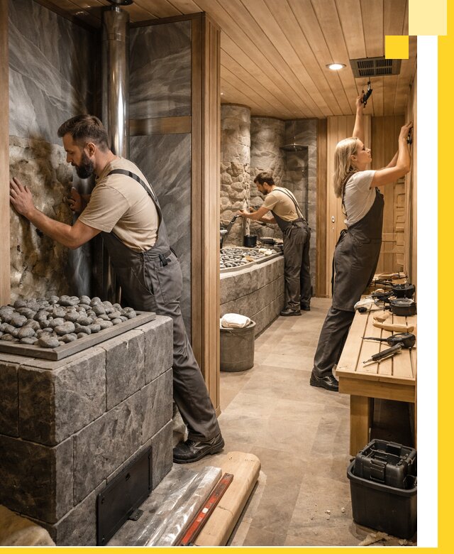 Строительство бань и SPA процедур в Шебекине под ключ и отделкой