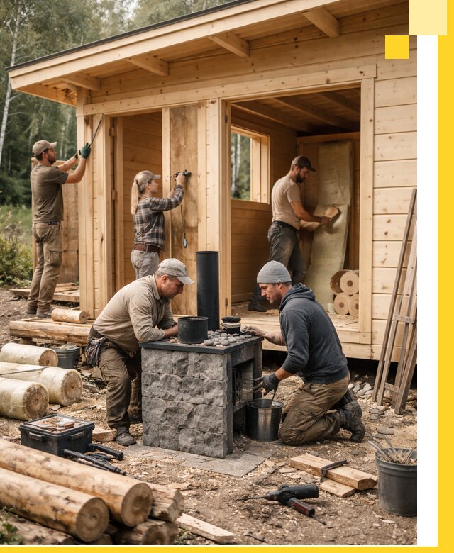 Купить баню под ключ в Шебекине строительство монтаж отделка