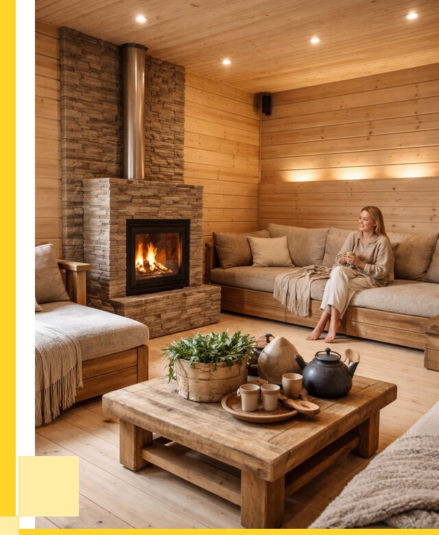 Проект бани с комнатой отдыха в Шебекине от 35634 р. | ЭриданШбк