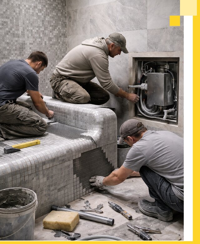 Проекты хамамов под ключ в Шебекине и дизайн и строительство