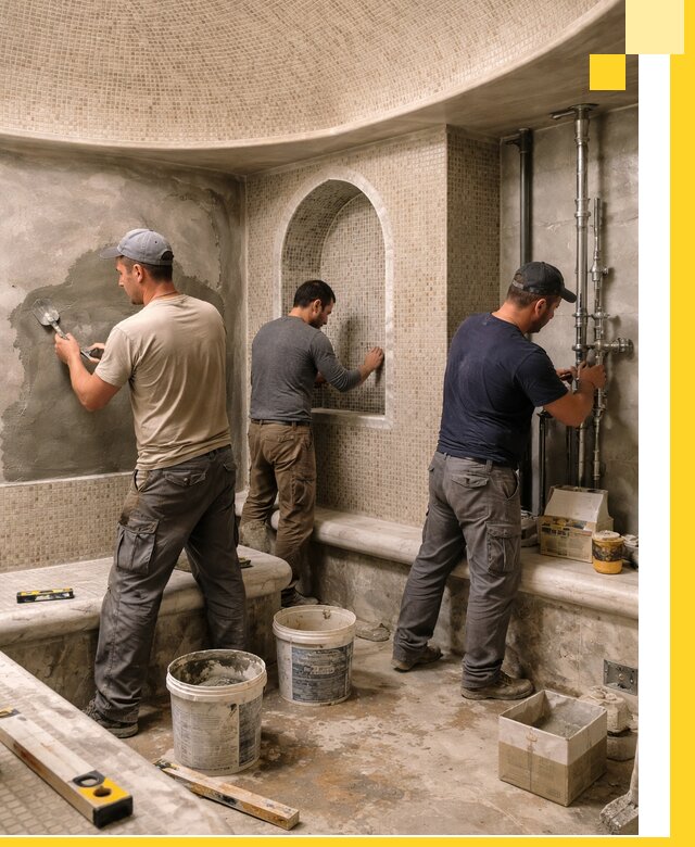 Профессиональный монтаж хамамов под ключ в Шебекине с гарантией