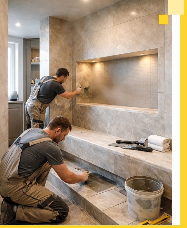 Профессиональное строительство хамама в квартире в Шебекине