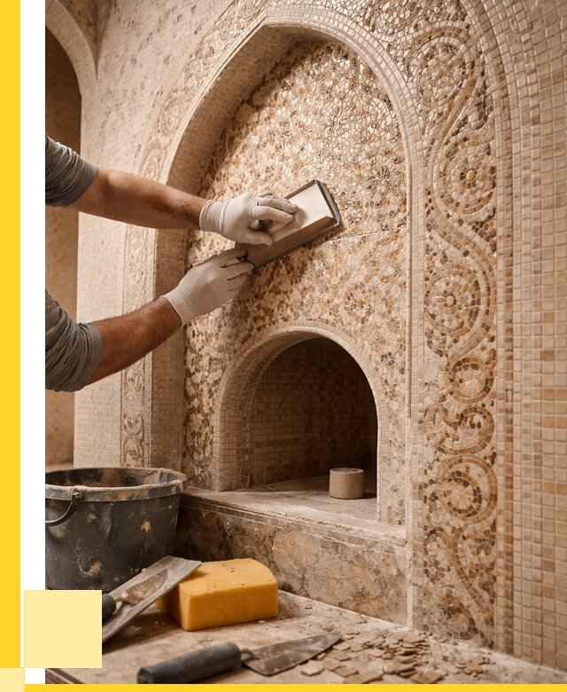 Мозаика для хамама в Шебекине под ключ от 5091 р. | ЭриданШбк