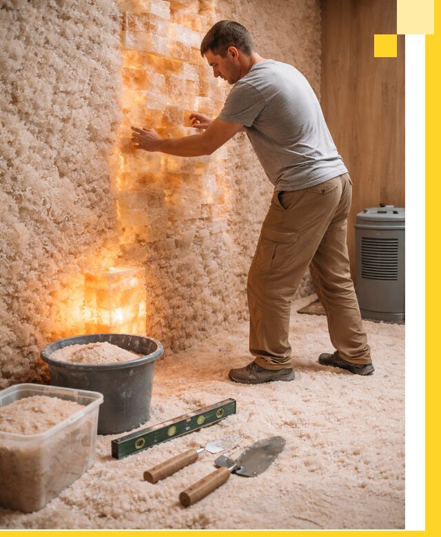 Проектирование и монтаж соляных комнат в Шебекине под ключ