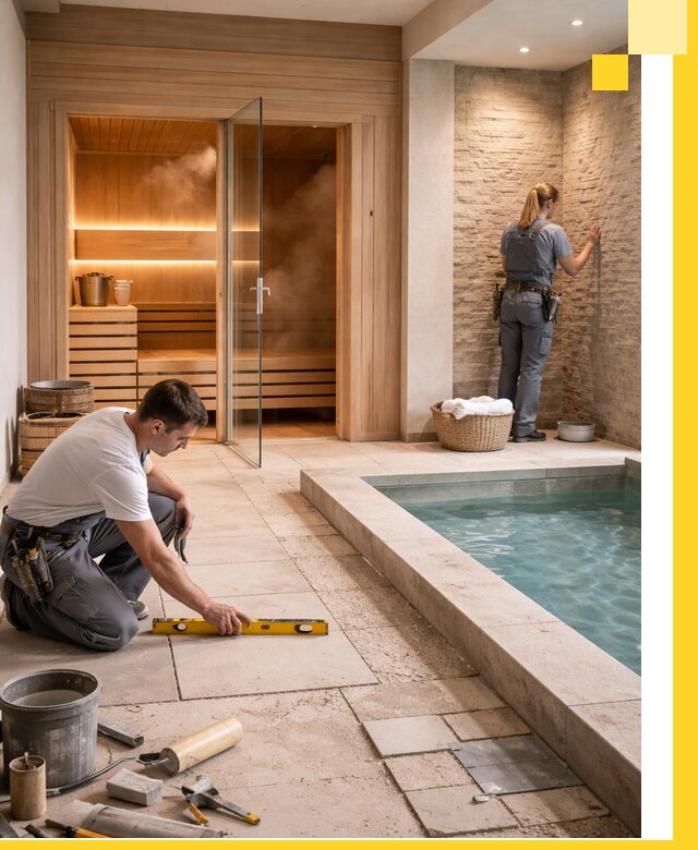 Комплексный дизайн и отделка интерьеров SPA под ключ в Шебекине